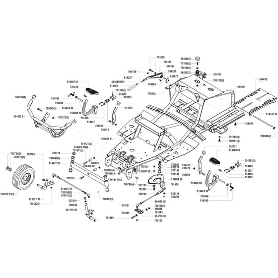 AL-KO Comfort T800 - 110941 - Chassis: 1.2000 - 3.2000
