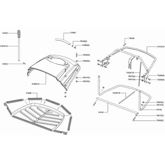 AL-KO Comfort T800 - 110941 - Grass Box: 9.2000 - 10.2000