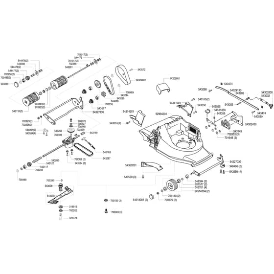 AL-KO Premium 42 - 110979 - Deck And Drive: 3.2000 - 9.2000