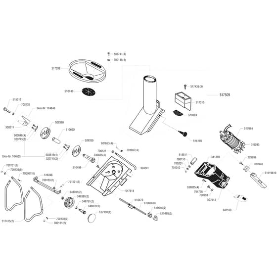 AL-KO VL 22-40 - 117087 - Main Assembly
