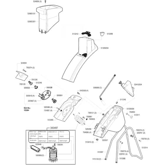 AL-KO New Tec 1400 - 117427 - Main Assembly: from 10.1999