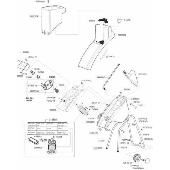 AL-KO New Tec 1600 R - 117505 - Main Assembly: 6.2000 - 8.2001