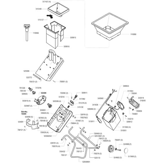 AL-KO Micro - 117512 - Main Assembly