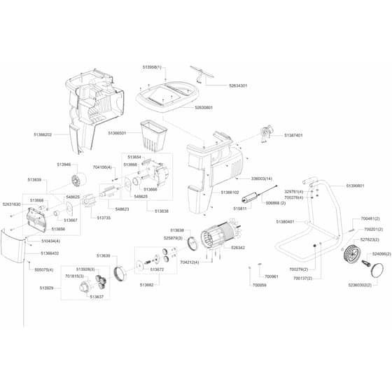 AL-KO Toppower 5000 - 117961 - Main Assembly: 1.2001 - 6.2002