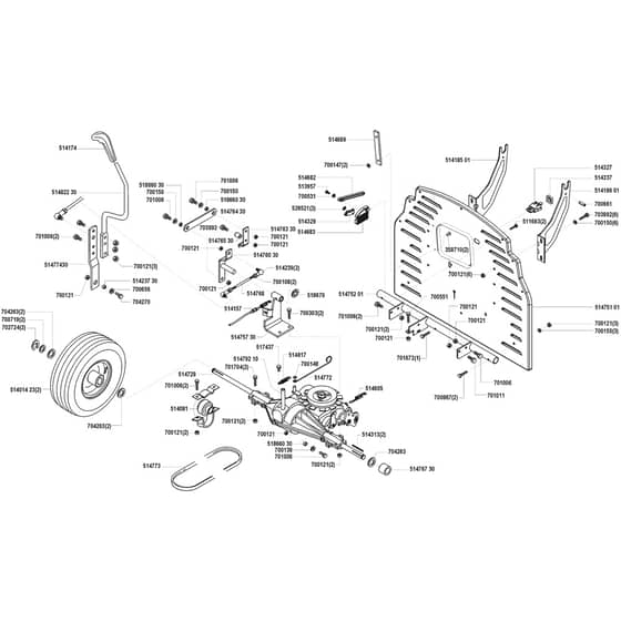 AL-KO Powerline RT14-85 HD - 117997 - Transmission: 2.2000 - 2.2001