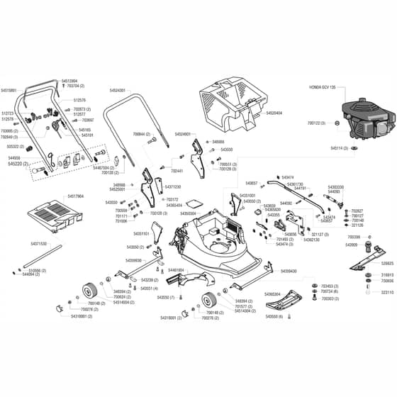 AL-KO Premium Bio 48 - 118050 - Main Assembly: before 1.2000