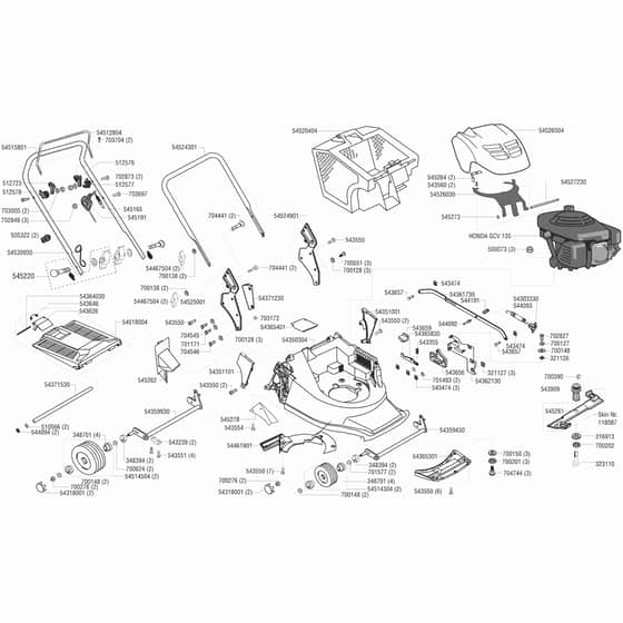 AL-KO Premium Bio 48 - 118050 - Main Assembly: from 5.2000