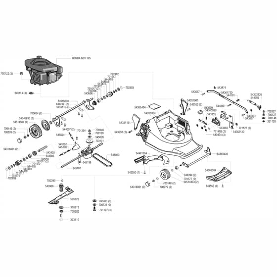 AL-KO Premium Bio 48 - 118051 - Deck - Drive: before 12.1999