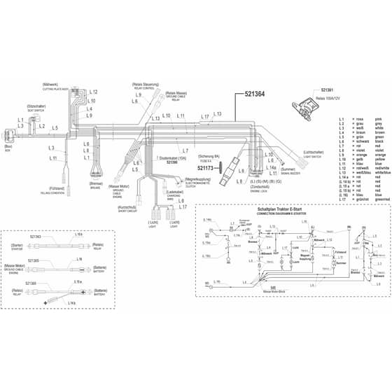 AL-KO T16-102 HVC - 118122 - Wiring Loom 1: 2.2001 - 9.2002