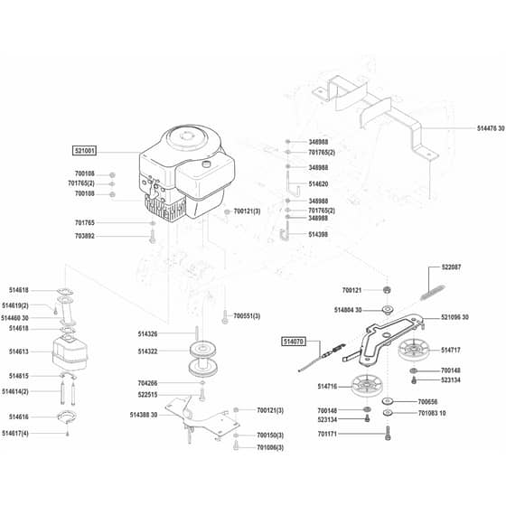 AL-KO Comfort T800 SA - 118136 - Engine: from 6.2002