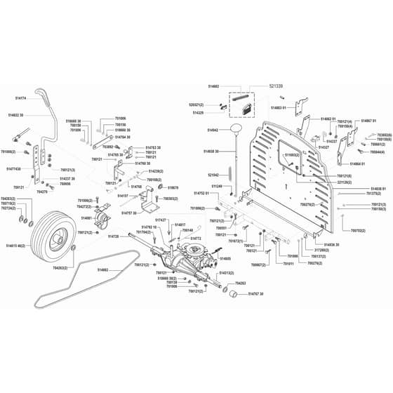 AL-KO T17-102 HD LUX HVC - 118144 - Transmission: 2.2001 - 4.2004