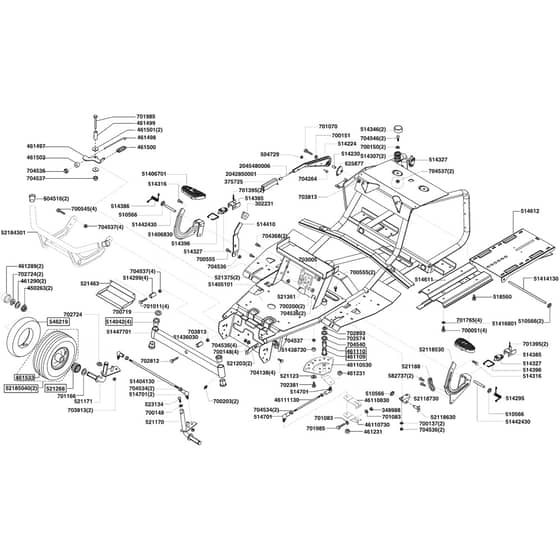 AL-KO T13-85 HD LUX HVC - 118145 - Chassis: from 3.2006