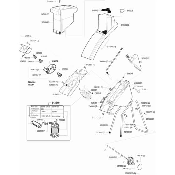 AL-KO Top Tec 2300 - 118171 - Main Assembly: from 10.2000