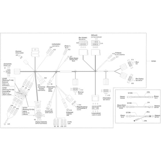 AL-KO Concord T20-102 HD - 118226 - Wiring Loom 1: from 6.2004