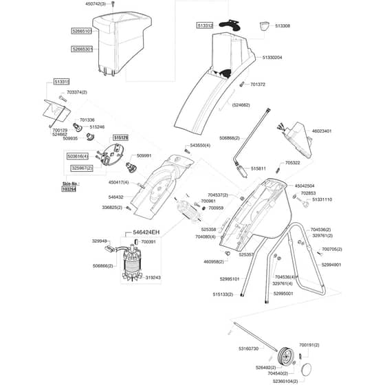 AL-KO New Tec 2500 R - 118229 - Main Assembly: from 10.2006