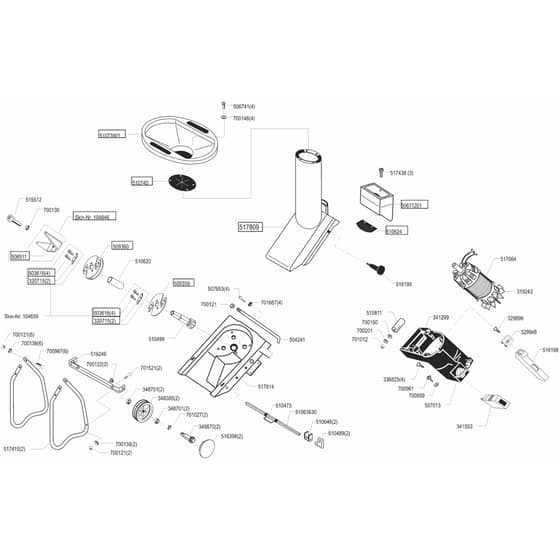 AL-KO Concord 2500-40 - 118236 - Main Assembly: 11.2001 - 1.2002