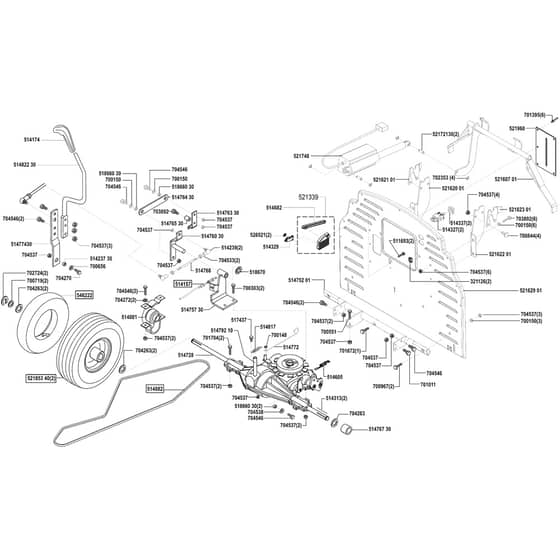 AL-KO Concord T20-102 HDE - 118241 - Transmission: 10.2003 - 4.2004