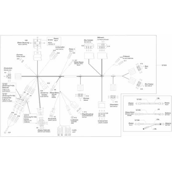 AL-KO Concord T20-102 HDE - 118241 - Wiring Loom 1: 9.2002 - 10.2003