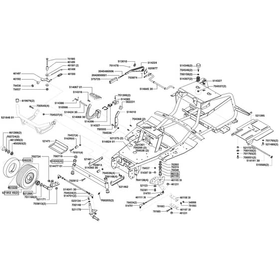 AL-KO Concord T15-102 - 118246 - Chassis: from 2.2005