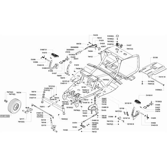 AL-KO Comfort T10 - 118264 - Chassis: before 12.2001