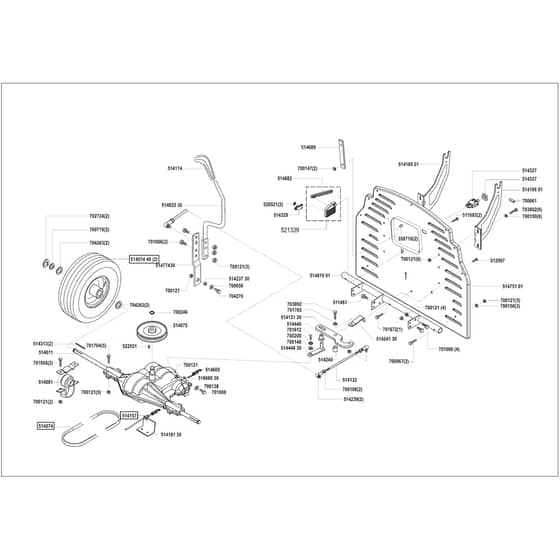 AL-KO Comfort T10 - 118264 - Transmission: 12.2001 - 2.2002