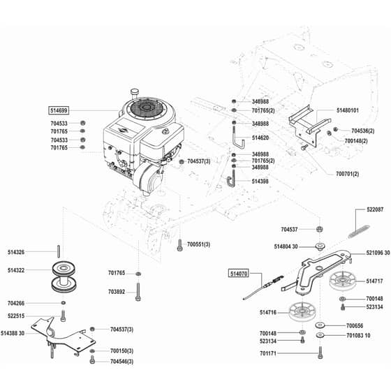 AL-KO Powerline RT14-85 HD - 118301 - Engine