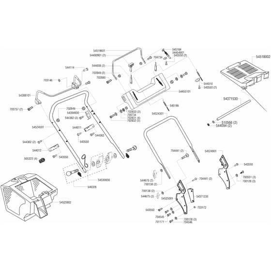 AL-KO Powerline 48 - 118307 - Handles