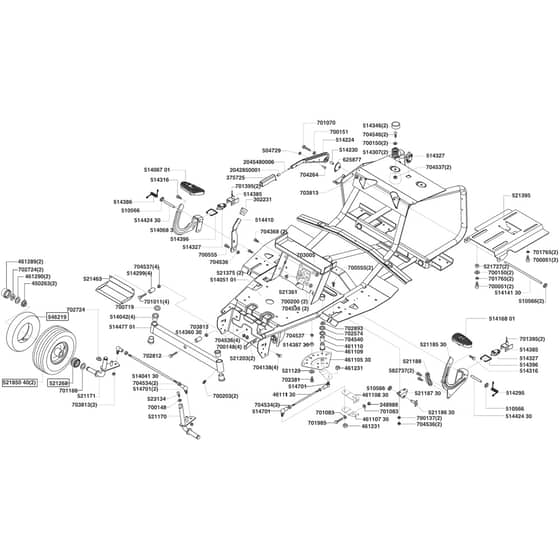 AL-KO Comfort T750 - 118328 - Chassis: 4.2004 - 10.2004