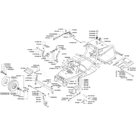 AL-KO Comfort T1000 - 118329 - Chassis: 4.2004 - 12.2004
