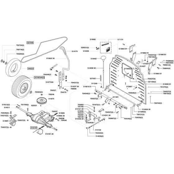 AL-KO Concord T15-102 - 118332 - Transmission: 10.2003 - 10.2004