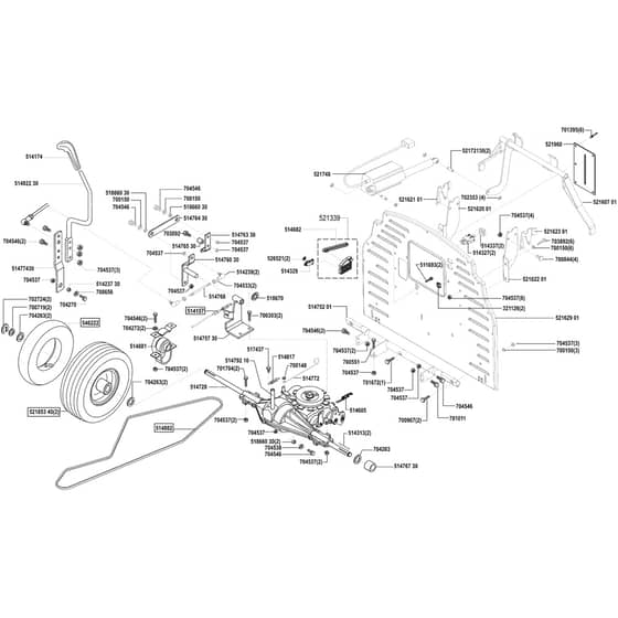 AL-KO Concord T18-102 HDE - 118335 - Transmission: 10.2003 - 4.2004
