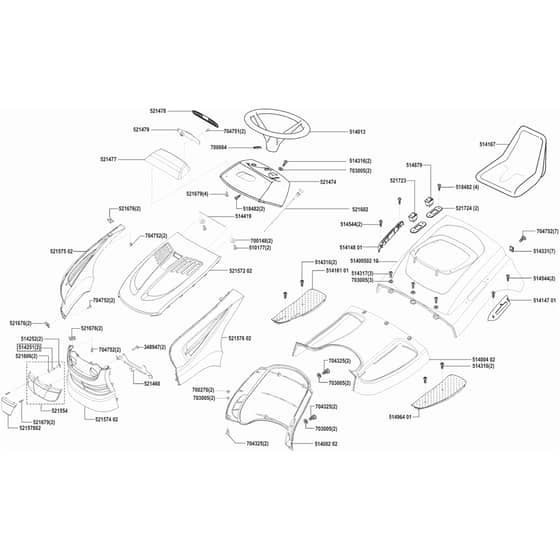 AL-KO T18-102 HDE Lux HVC - 118348 - Body Work And Seat: 9.2002 - 2.2006