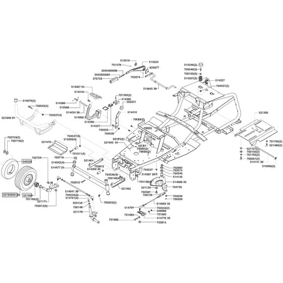AL-KO Powerline T15-102 S - 118351 - Chassis: 2.2003 - 10.2003