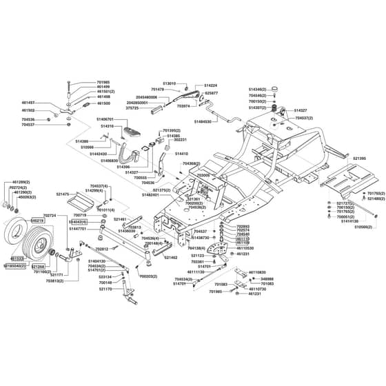 AL-KO Powerline T13-102 SP - 118506 - Chassis: from 6.2005