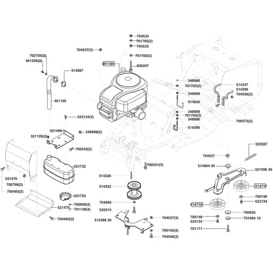 AL-KO Powerline T13-74 - 118514 - Engine: from 1.2005