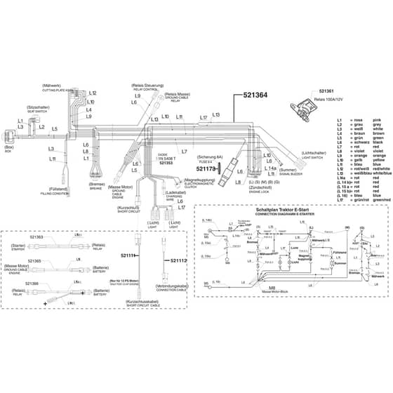 AL-KO Powerline T13-102 SP-H - 118520 - Wiring Loom: from 4.2004
