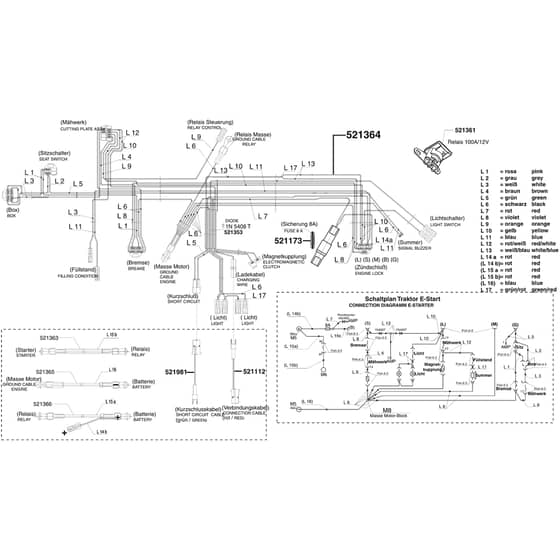 AL-KO Comfort T1000 - 118523 - Wiring Loom 1