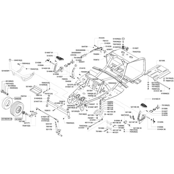 AL-KO Comfort T850 - 118579 - Chassis
