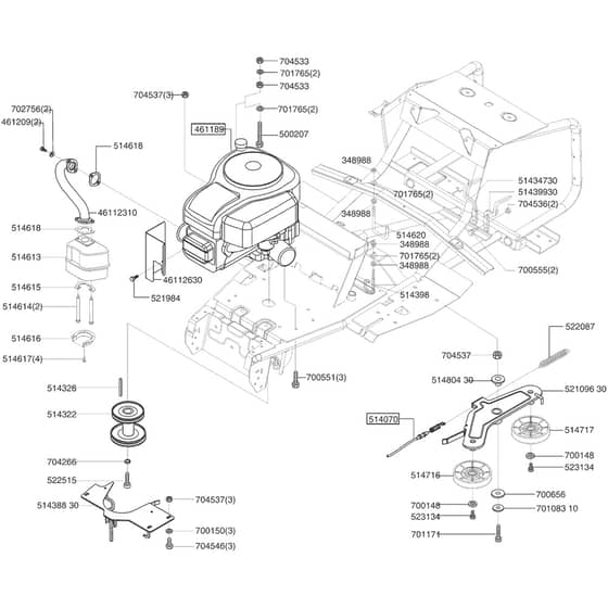 AL-KO Comfort T850 - 118579 - Engine