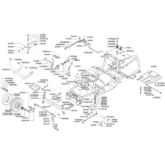AL-KO Powerline T15-102 HDS - 118603 - Chassis: 10.2004 - 7.2005