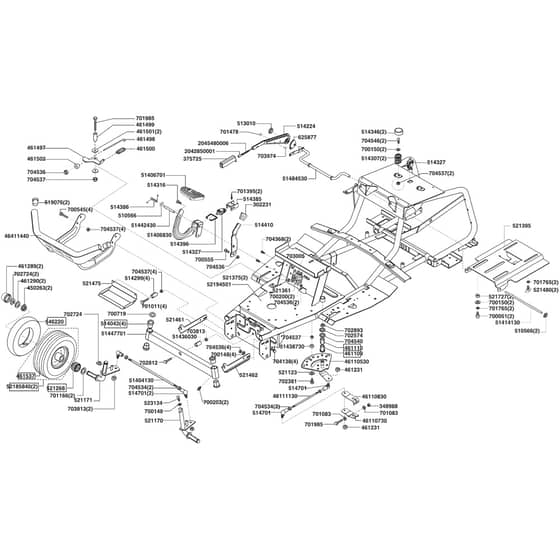 AL-KO Powerline T15-102 HDS - 118603 - Chassis: 10.2007 - 11.2008
