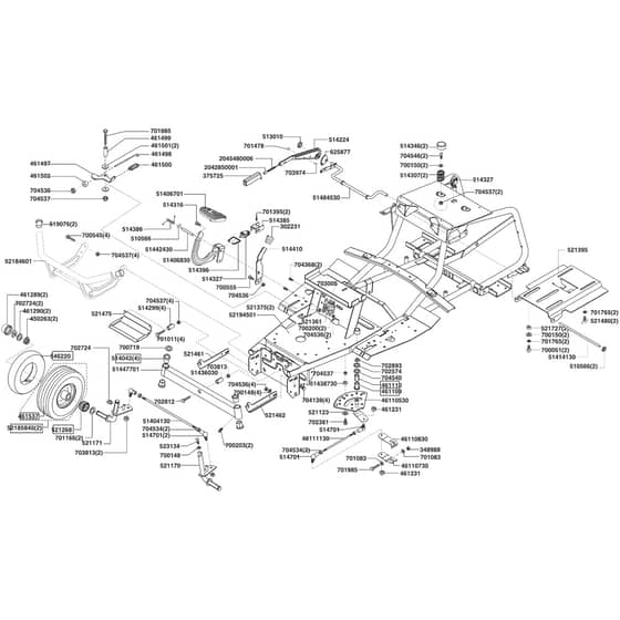 AL-KO Powerline T15-102 HDS - 118603 - Chassis: 7.2005 - 11.2006