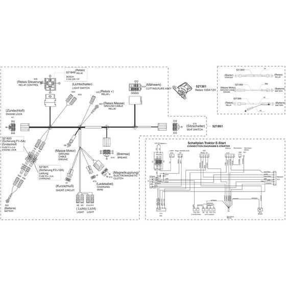 AL-KO Powerline T15-102 HDS - 118603 - Wiring Loom: 10.2004 - 7.2005