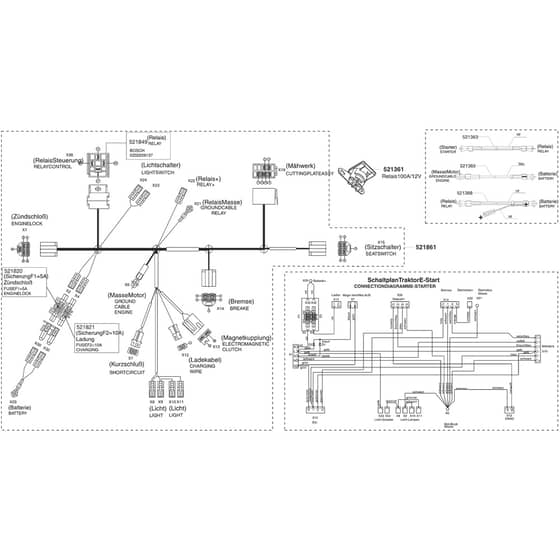 AL-KO Powerline T15-102 HDS - 118603 - Wiring Loom: 10.2007 - 11.2008