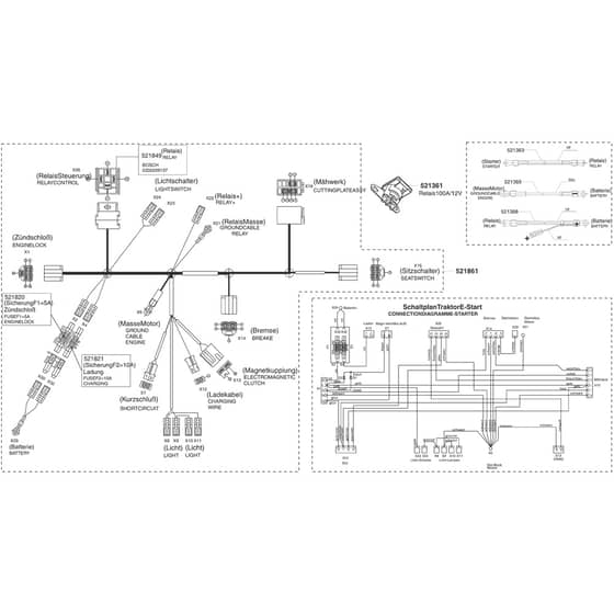 AL-KO Powerline T15-102 HDS - 118603 - Wiring Loom: 7.2005 - 11.2006