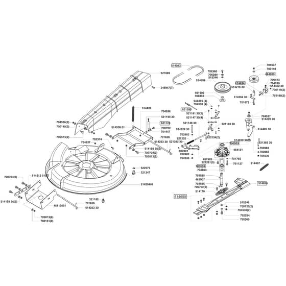 AL-KO Powerline T13-82 HD - 118619 - Cutter Deck: from 11.2008