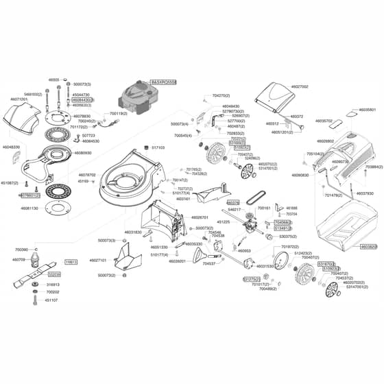 AL-KO Powerline 4700 - 118650 - Main Assembly: 5.2006 - 7.2006