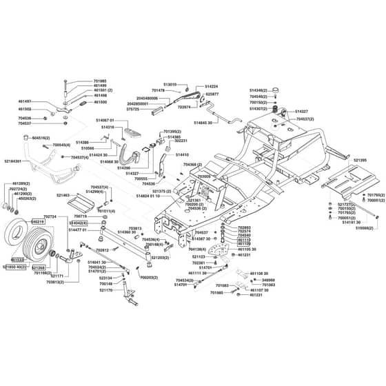 AL-KO Comfort T1500 - 118697 - Chassis