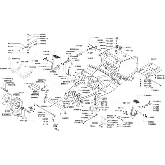 AL-KO Comfort T850 - 118704 - Chassis: from 2.2006
