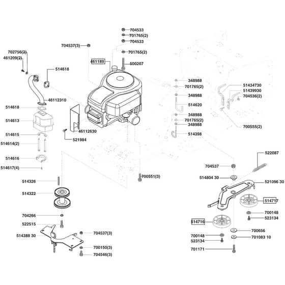AL-KO Comfort T850 - 118704 - Engine: 1.2005 - 8.2005
